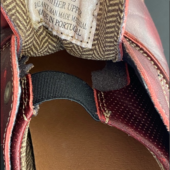 Steve Madden SCAFELL Red Burgandy Hand Crafted Limited Edition Mens Oxford Sz 10 - Picture 14 of 14